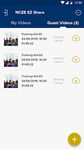 Android application NCEE EZ Share – Video Recordin screenshort