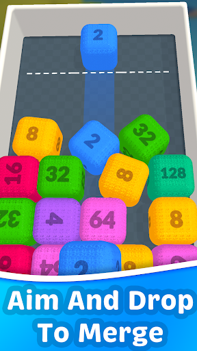 Android application Number Blocks Merge - 2048 screenshort