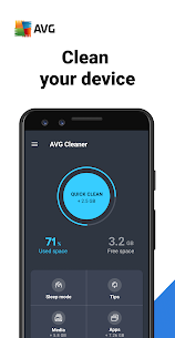 AVG Cleaner - Limpiador de almacenamiento MOD APK (Pro desbloqueado) 1