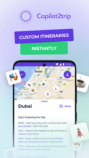 Copilot2Trip: AI trip planner Screen 2