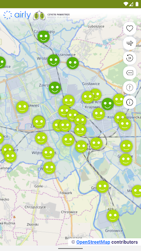 Android application Powietrze w Opolu screenshort