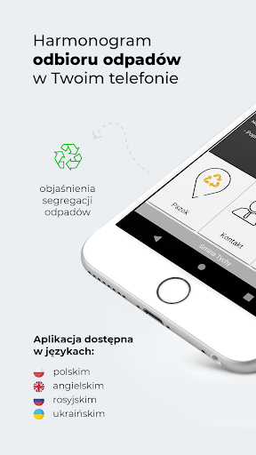 Android application Eco Harmonogram screenshort