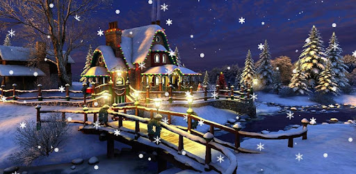 Snow Night Live Wallpaper Hd Apps Bei Google Play