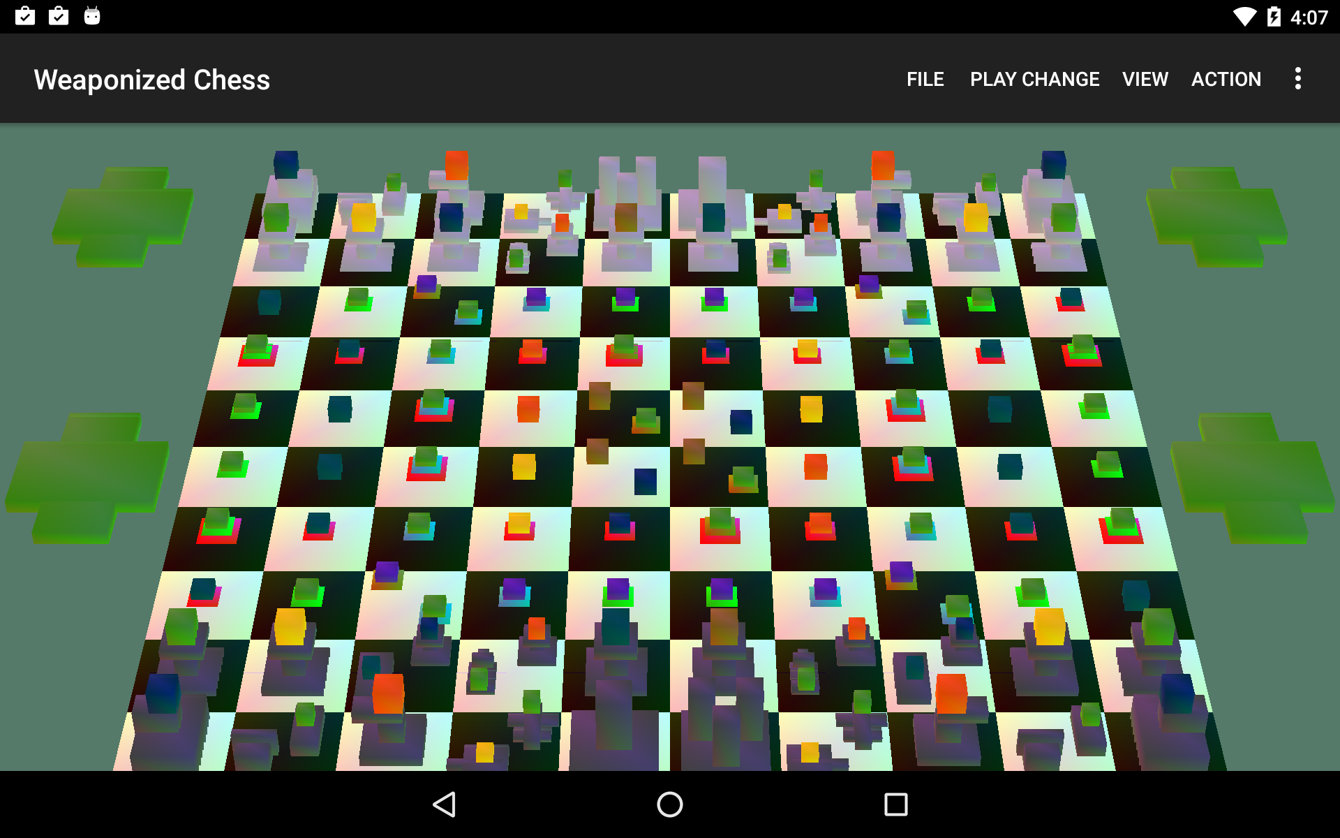 Android application Weaponized Chess:chess+weapons screenshort