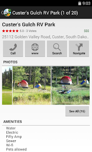 RV Parks & Campgrounds Capture d'écran