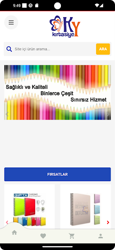 Android application KY Kırtasiye screenshort