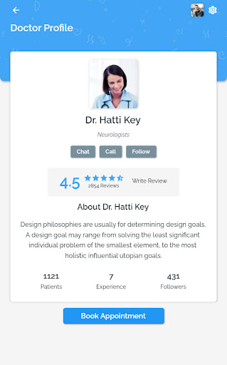 Doctor Appointment Flutter UI