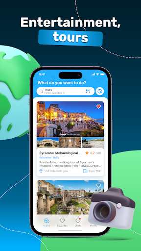 Your izi trip and travel plan Screen 3