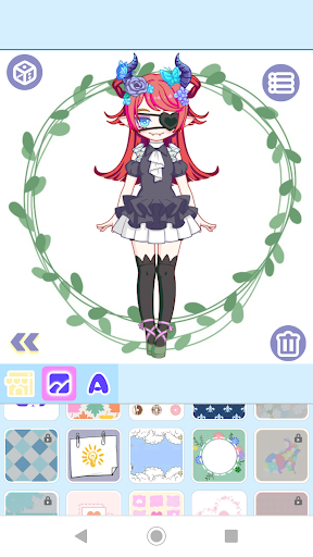 Android application Magical Doll Dress up screenshort