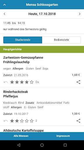 Mensa Osnabrück Screen 2