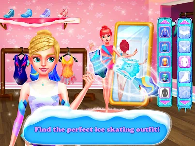 Ice Skating Ballerina: Winter