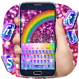 Rainbow Glitter Keyboard icon