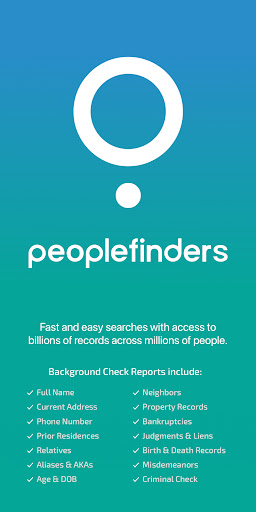 Android application PeopleFinders: People Search screenshort