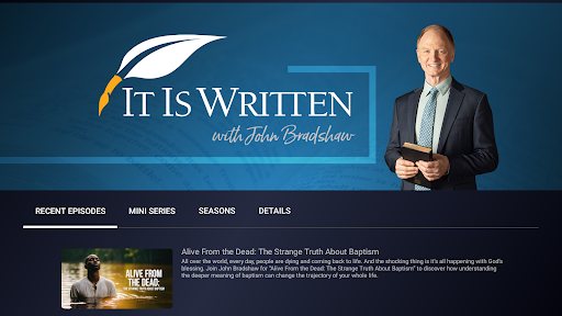 Screenshot of It Is Written TV