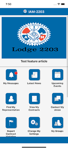 IAM 2203 Screen 2