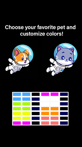 Android application Space Pets screenshort
