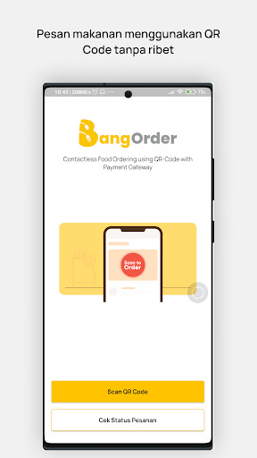 Android application BangOrder screenshort