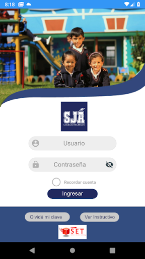 Android application Colegio Bilingüe San Juan de Á screenshort