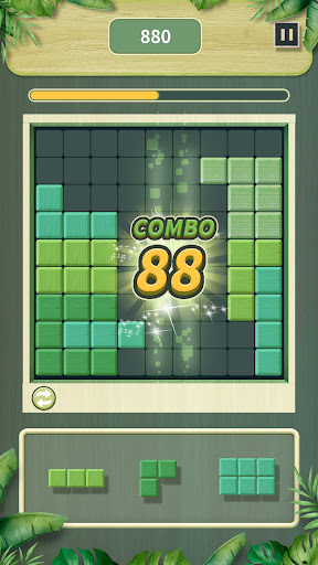 Woody Block: Green Wood Puzzle Screen 3