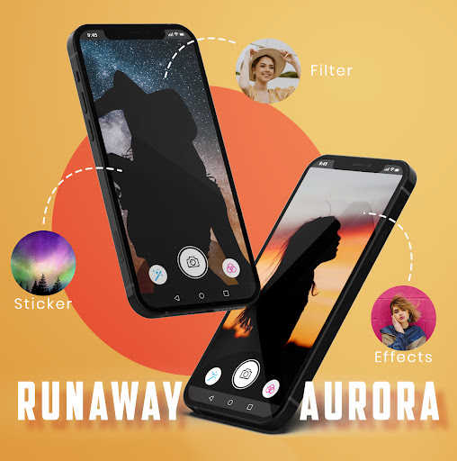 Android application Runaway Aurora Filter Effect screenshort