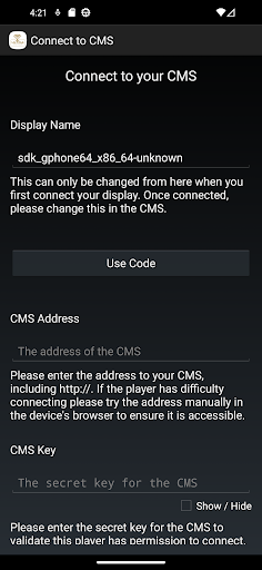 Android application Ultra Display Ads screenshort