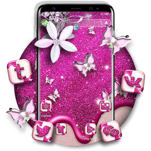 Glitter Butterfly Launcher logo