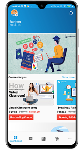 Android application Focus Coaching Classes screenshort