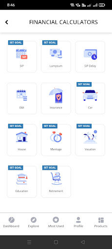 MP Tiwari Finserv Screenshot
