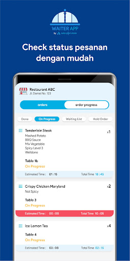 ROS: Waiter App Screen 2
