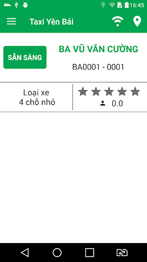 Android application Lái xe taxi Yên Bái screenshort