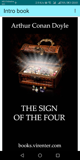 Android application The Sign of the Four screenshort
