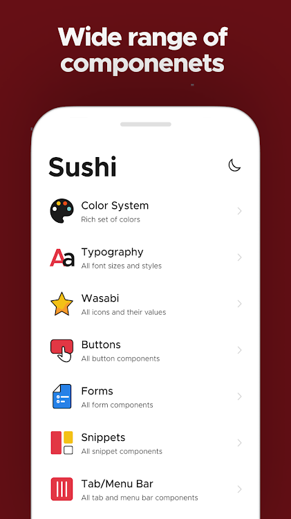 Sushi Design System - UI Kit - 1.0 - (Android)
