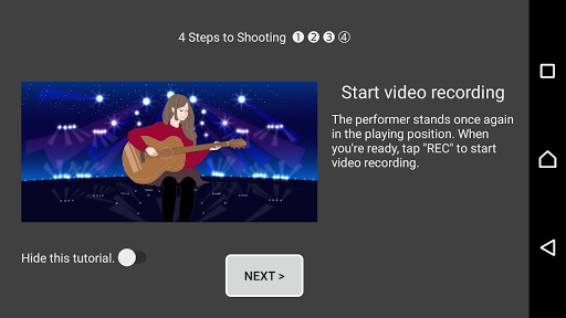 Screenshot of Virtual Stage Camera