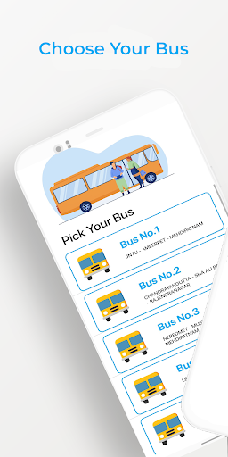Android application Track My Bus screenshort
