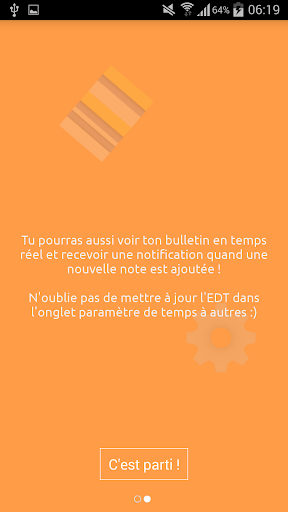 Emploi du temps EPF Screen 3