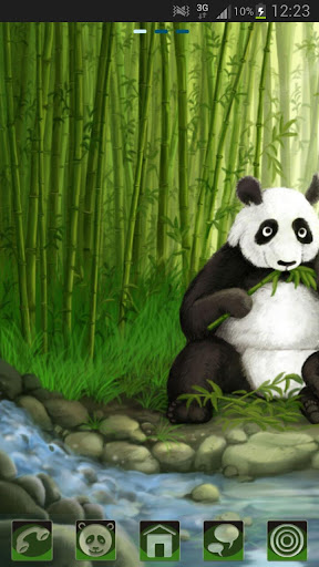 Theme panda GO Launcher EX Screen 2