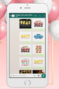 Happy New Year 2022 Stickers WAStickerApps 2.0 APK screenshots 13