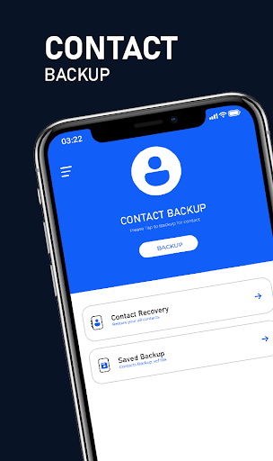 Android application Contacts Backup & Restore screenshort