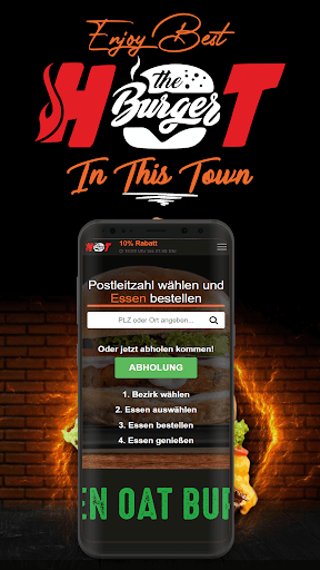 The Hot Burger Screen 2