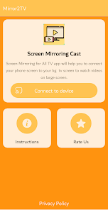 Mirror2Tv : Screen Mirroring 2.0 APK + Mod (Unlimited money) إلى عن على ذكري المظهر