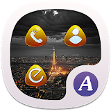 Night city theme-ABC Launcher icon
