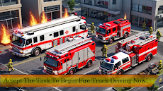 Firefighter Fire Truck Drivingのおすすめ画像3
