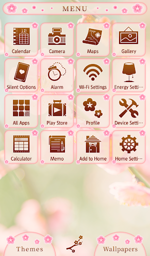 Spring Plum Theme Screen 2