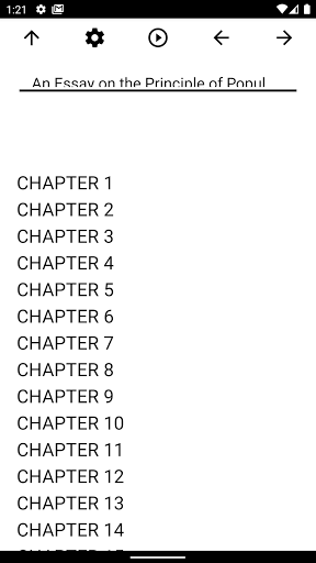 Android application Book, An Essay on the Principl screenshort