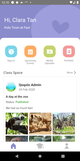 Android application Qoqolo Teacher screenshort