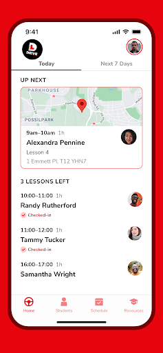 Android application DRIVE Instructor screenshort