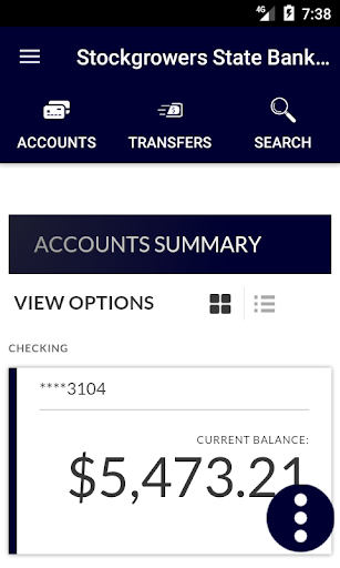 Stockgrowers State Bank Mobile Screen 2