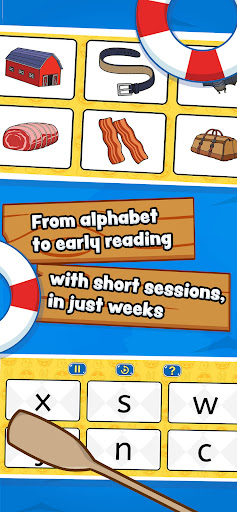 Android application All Aboard learn to read app screenshort