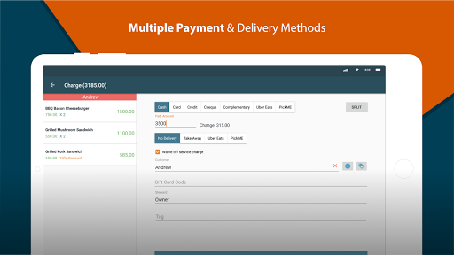 Screenshot of SpicePOS: Restaurant & Retail 