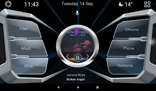 Android application CL theme 3D Glass screenshort